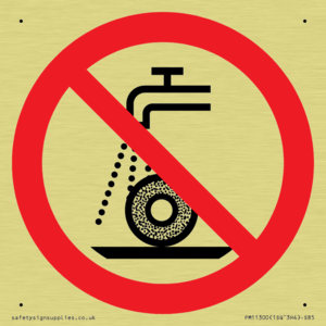 Prohibition: Do not use for wet grinding